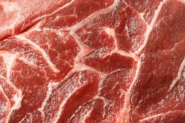 Steak Mentah Pada Baking Kertas Dapur — Stok Foto