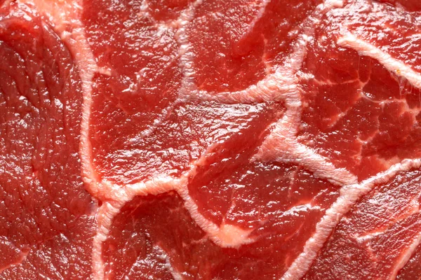 Mutfakta Kağıt Üzerinde Çiğ Biftek — Stok fotoğraf