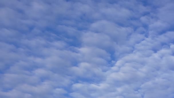 Timelapse Van Mooie Blauwe Lucht Met Wolken Heldere Zonnige Dag — Stockvideo
