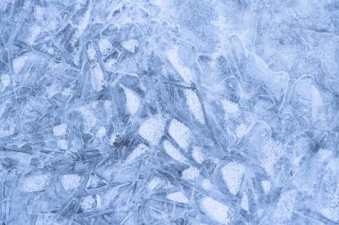 Buzlu kış arka planı grunge dokusunu çatlatmış. Buz pateni pistindeki doğal çizikler kış kompozisyonu için bir doku ya da arka plan, büyük uzun boyama