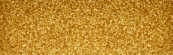 Ouro Brilho Textura Espumante Banner Fundo Abstrato Cintilante Fundo Dourado — Fotografia de Stock