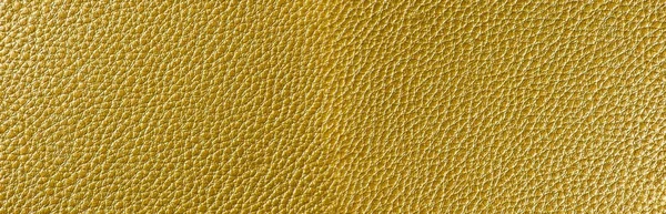 Goldene Lederbeschaffenheit Goldfarbenes Web Banner Die Textur Des Leders Aus — Stockfoto