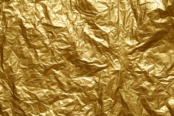 Ouro Crumpled Fundo Textura Banner Abstrato Com Ouro Brilhante Projeto — Fotografia de Stock