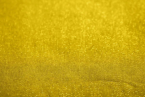 Textura Amarilla Con Puntos Dorados Brillantes Enfoque Centro Desenfoque Ambos — Foto de Stock