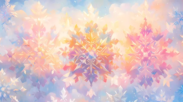 Abstract Winter Background Frozen Pattern Christmas Design Template Can Used — Stock Photo, Image