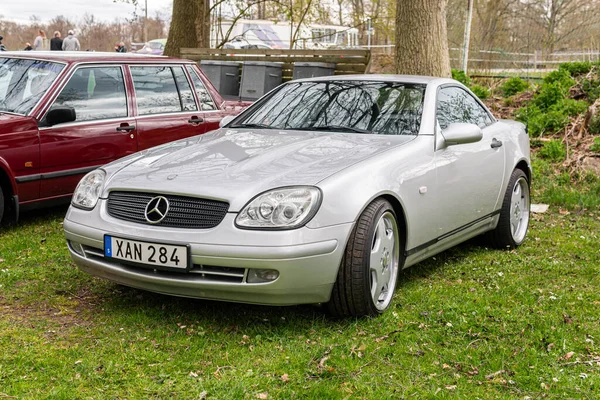 Suécia Tydinge Maio 2022 Belo Velho Carro Vintage Exposição Mercedes — Fotografia de Stock