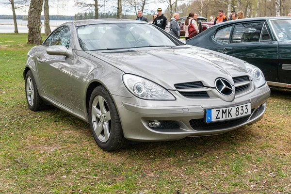 Szwecja Tydinge Maja 2022 Piękny Stary Zabytkowy Samochód Wystawie Mercedes — Zdjęcie stockowe