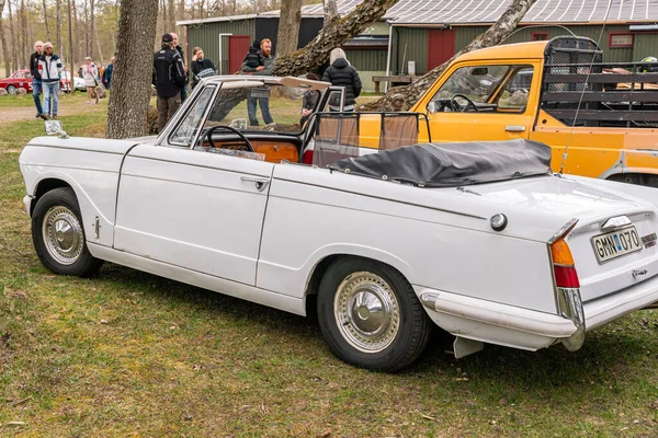 Ruotsi Tydinge Toukokuu 2022 Kaunis Vanha Vintage Auto Näyttelyssä — kuvapankkivalokuva