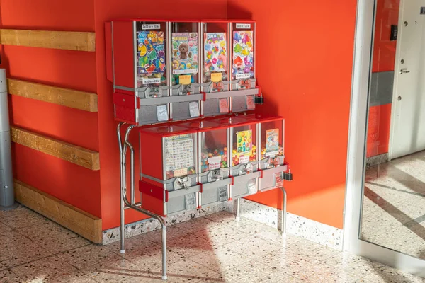 Sveç Knislinge Eylül 2022 Bir Dükkanda Eski Tip Oyun Makinesi — Stok fotoğraf