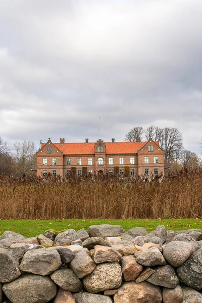 Szwecja Hanaskog Listopada 2022 Starożytny Zamek Hanaskog Szwecji Klasycznym Stylu — Zdjęcie stockowe