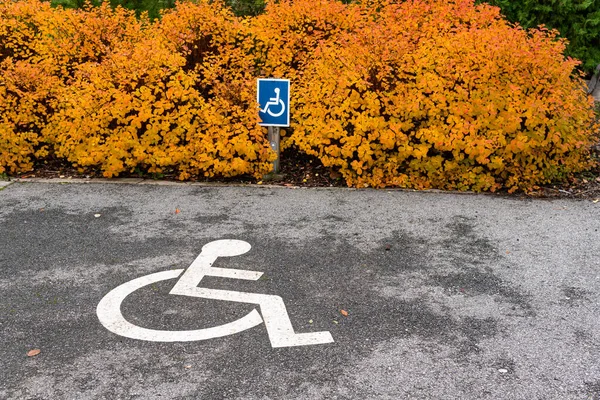 Parking for people with disabilities sign, disabled parking sign, handicapped parking sign