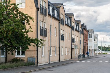 İsveç, Solvesborg 22 Temmuz 2023: Avrupa 'da güzel evler
