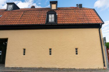 İsveç, Solvesborg 22 Temmuz 2023: Avrupa 'da güzel evler