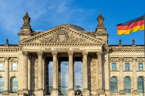 Reichstag Edificio Del Parlamento Alemán Bundestag Berlín Alemania — Foto de Stock