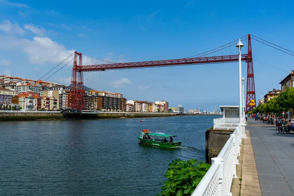Portugalete Spanje 2022 Bizkaia Hangbrug Puente Vizcaya Portugalete Baskenland Spanje — Stockfoto