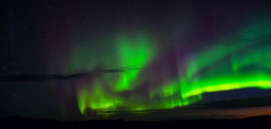 Aurora Borealis. Kutup Işıkları Kuzey Işıkları