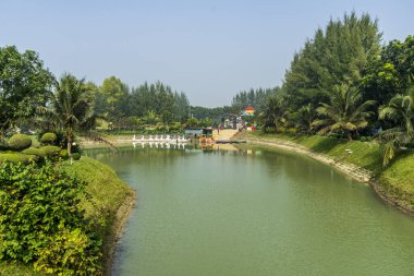 Lalpur 'daki Yeşil Vadi Parkı. Eğlence parkı. Lalpur, Bangladeş