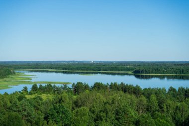 Braslav Lakes Ulusal Parkı, Belarus.