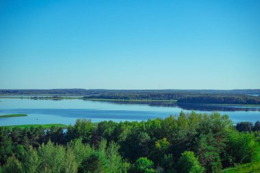 Braslav Lakes Ulusal Parkı, Belarus.