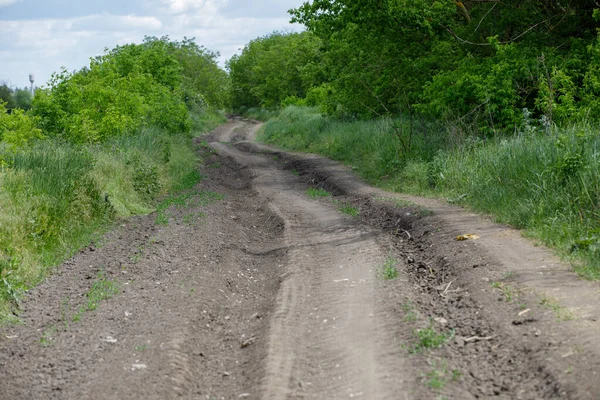 Moldova 'da bir köy yolu