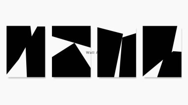 Minimalist set of wall art vector black and white. Abstract wall art backgrounds. Organic shape design for wall-framed prints, canvas prints, posters, home decor, covers, and wallpapers.