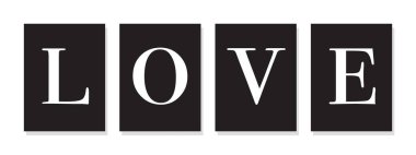 Saf beyaz tuval üzerinde zarif siyah mürekkepten geçirilmiş, büyüleyici tipografi ve tasarım içeren derin bir aşk mesajı..