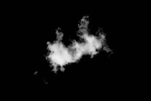 Облака Черном Фоне Белая Облачность Смога — стоковое фото