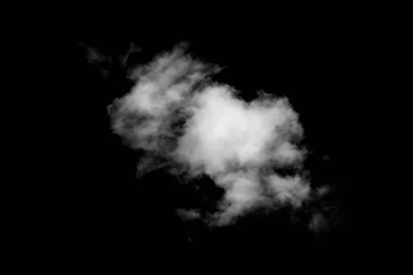 黒い背景にある雲 白い曇り スモッグの背景 — ストック写真
