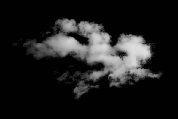 Siyah Arkaplanda Bulutlar Beyaz Bulutluluk Sis Arkaplanı — Stok fotoğraf