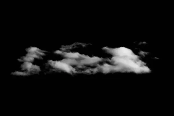 Clouds Black Background White Cloudiness Smog Background — Stock Photo, Image