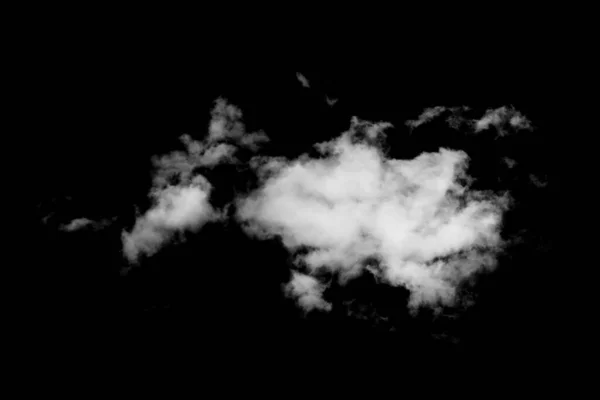 Облака Черном Фоне Белая Облачность Смога — стоковое фото