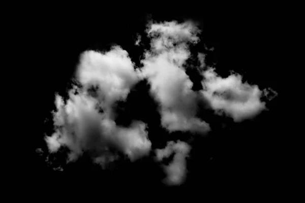 Nuvole Sfondo Nero Nuvolosità Bianca Sfondo Smog — Foto Stock