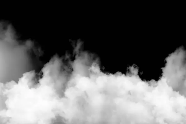 Valkoinen Pilvi Mustalla Pohjalla — kuvapankkivalokuva