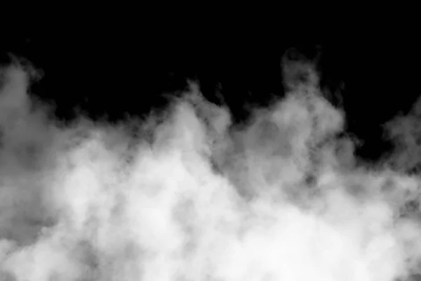 stock image smoke isolated on black background., cloud