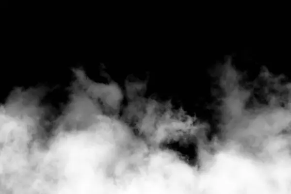 smoke isolated on black background., cloud