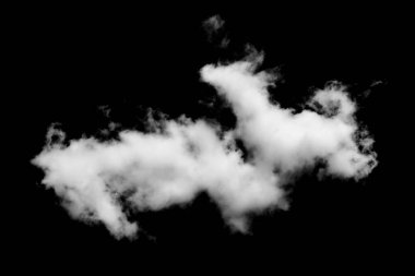 Siyah arkaplanda beyaz duman