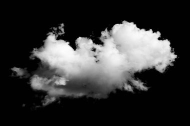 Siyah arkaplanda beyaz bulutlar