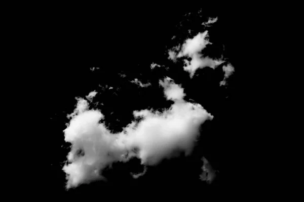 Felhő Füst Fekete Háttér — Stock Fotó