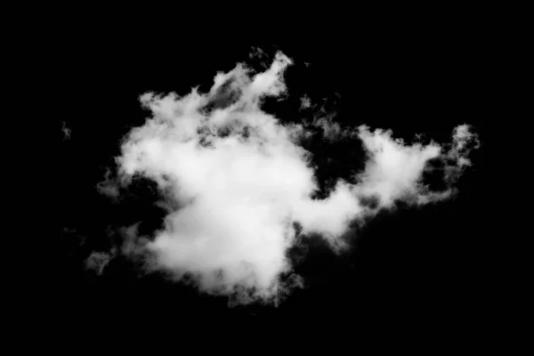 黒地に白い煙 — ストック写真