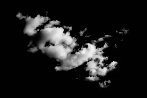 Черное Облако Небе Черный Фон — стоковое фото