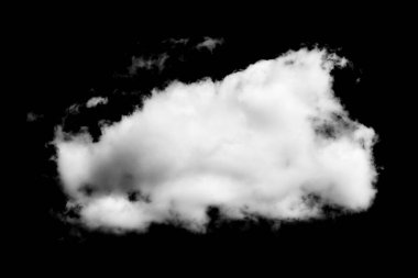 Siyah arka plan üzerine bulut