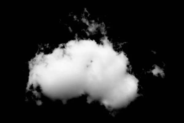 Cloud Zwarte Achtergrond — Stockfoto