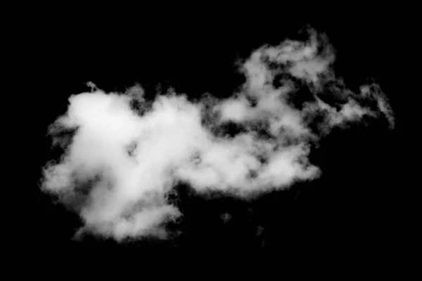 Rauch Auf Schwarzem Hintergrund — Stockfoto