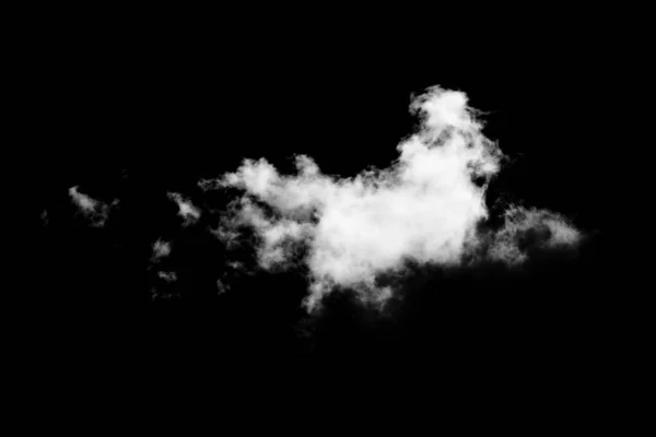 Fumaça Isolada Fundo Preto Fumo Branco Abstrato Sobreposições — Fotografia de Stock