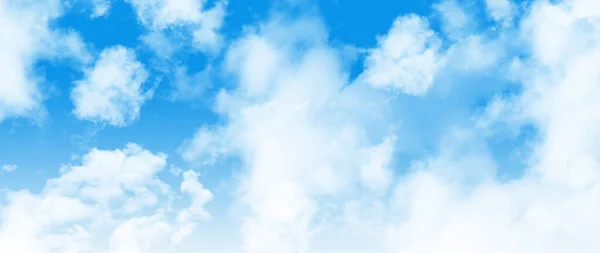 Sfondo Cielo Blu Con Nuvole — Foto Stock