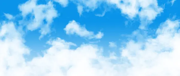 Langit Biru Latar Belakang Dengan Awan — Stok Foto