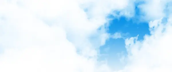 雲の背景を持つ青い空 — ストック写真