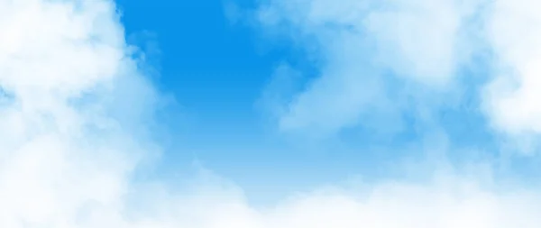 Kék Fehér Felhők Háttér — Stock Fotó
