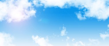 Mavi gökyüzü arka planında bulut. bulut gökyüzü.