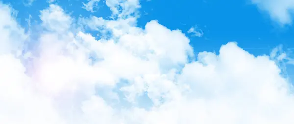Blauwe Lucht Met Wolken — Stockfoto